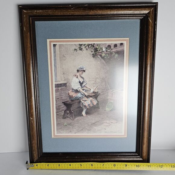 Daniel Hernandez 'Mes Colombes' Pro Framed Print 14"x11" Wall Art Home Decor - Picture 6 of 8